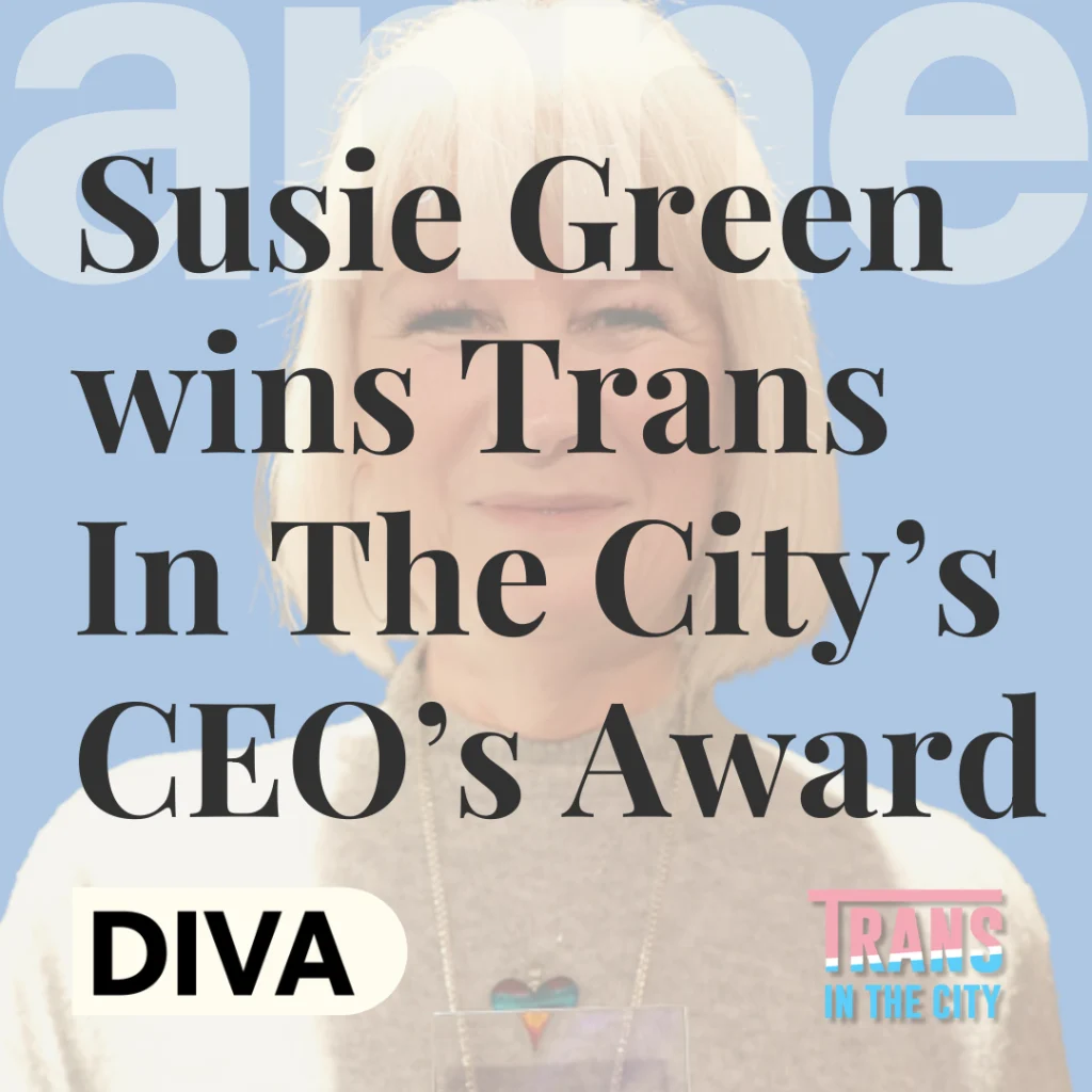 Susie Green Wins Trans In The City’s CEO Award 2024